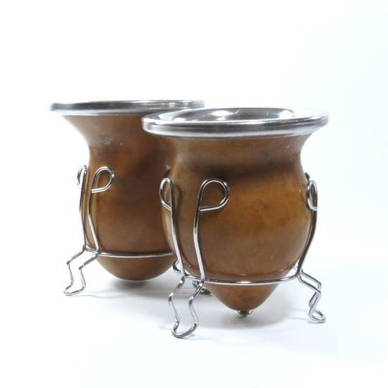 Matero z tykwy porongo w stylu brazylijskim Kawa i herbata \ Herbata