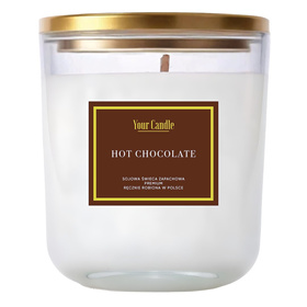 ŚWIECA SOJOWA ZAPACHOWA HOT CHOCOLATE 180 ml - YOUR CANDLE (PRODUKT SEZONOWY)
