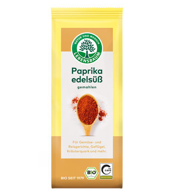 PAPRYKA SŁODKA MIELONA BIO 50 g - LEBENSBAUM