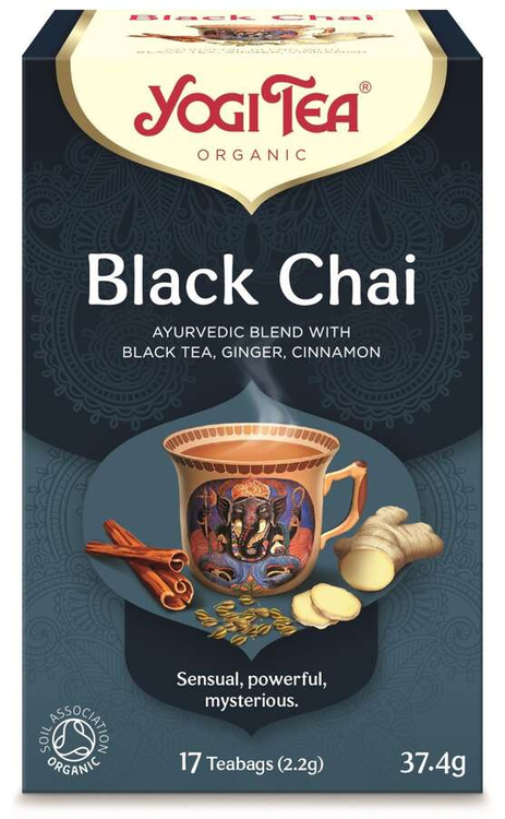 HERBATA CZARNA Z IMBIREM I CYNAMONEM (BLACK CHAI) BIO (17 x 2,2 g) 37,4 g - YOGI TEA