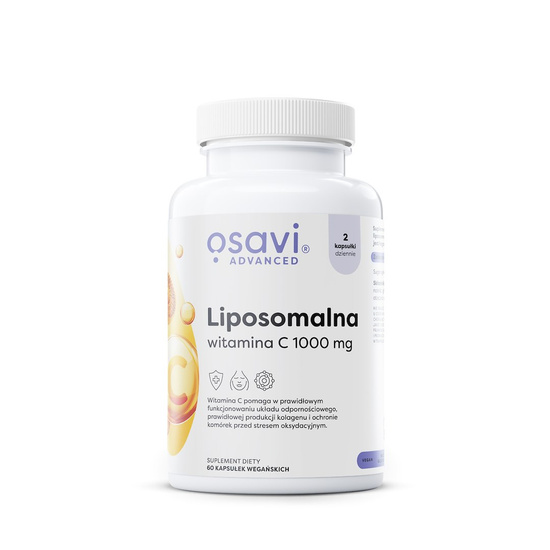 WITAMINA C LIPOSOMALNA BEZGLUTENOWA 60 KAPSUŁEK - OSAVI