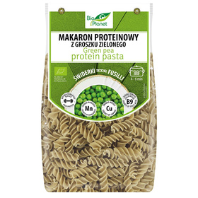 MAKARON PROTEINOWY Z GROSZKU ZIELONEGO ŚWIDERKI BIO 250 g - BIO PLANET