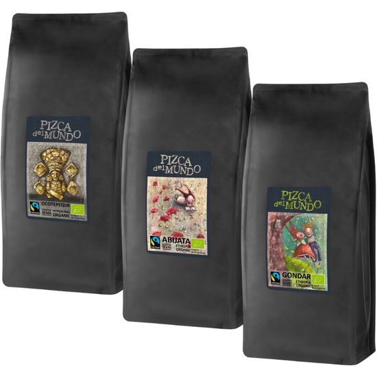 Zestaw Mountain Roast 3x1000 g | ORGANIC - FAIRTRADE | Pizca del Mundo 