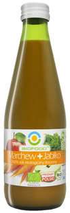 SOK JABŁKOWO - MARCHWIOWY NFC BEZGLUTENOWY BIO 300 ml - BIOFOOD