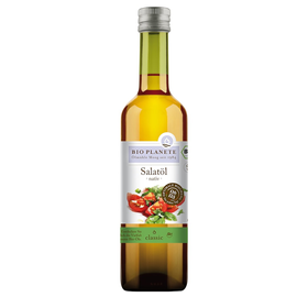 OLEJ SAŁATKOWY TŁOCZONY NA ZIMNO BIO 500 ml - BIO PLANETE
