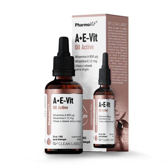 WITAMINA A + E W KROPLACH BEZGLUTENOWE 30 ml - PHARMOVIT (CLEAN LABEL)