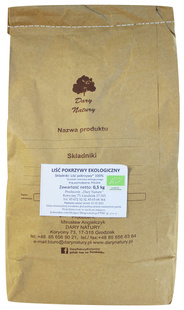 HERBATKA LIŚĆ POKRZYWY BIO 500 g - HORECA (DARY NATURY)