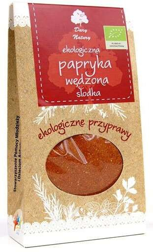 PAPRYKA WĘDZONA SŁODKA BIO 50 g - DARY NATURY