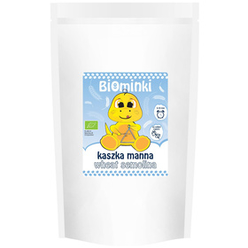 KASZKA MANNA BEZ DODATKU CUKRÓW BIO 500 g - BIOMINKI
