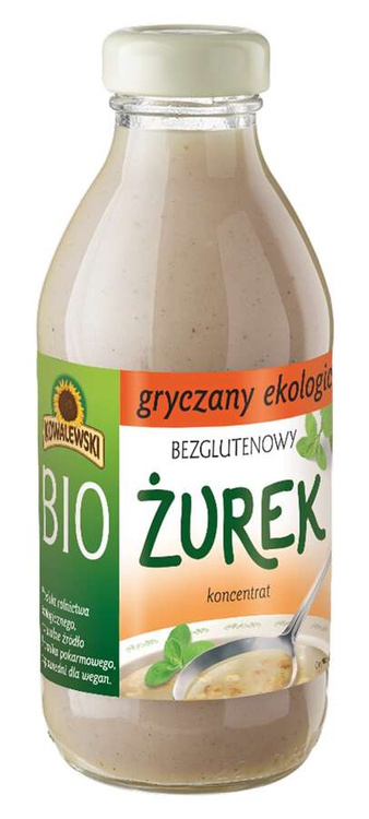 ŻUREK GRYCZANY BEZGLUTENOWY KONCENTRAT BIO 320 ml - KOWALEWSKI