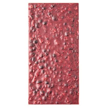 Zotter | Fruit Bar  -  Blackcurrant & Blackcurrants - Czekolada porzeczkowa z kawałkami porzeczek 70g | ORGANIC - FAIR TRADE