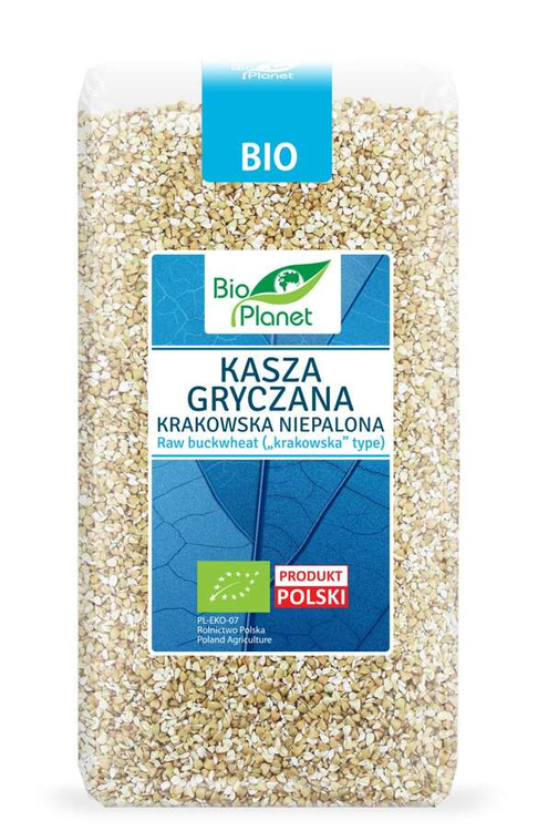KASZA GRYCZANA KRAKOWSKA NIEPALONA BIO 500 g - BIO PLANET