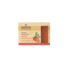 MYDŁO W KOSTCE DO CIAŁA MANGO 125 g - SATTVA (AYURVEDA)