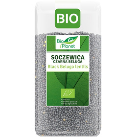 SOCZEWICA CZARNA BELUGA BIO 400 g - BIO PLANET