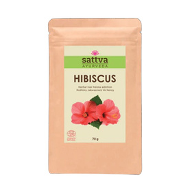 ZAKWASZACZ ROŚLINNY DO HENNY HIBISKUS ECO 70 g - SATTVA (AYURVEDA)