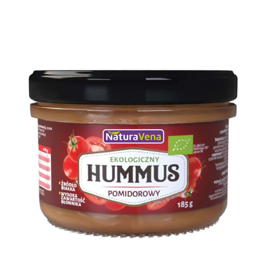 HUMMUS POMIDOROWY BIO 185 g - NATURAVENA
