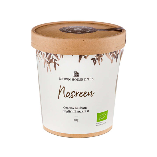 Herbata czarna English Breakfast Nasreen liściasta 40g | ORGANIC | Brown House