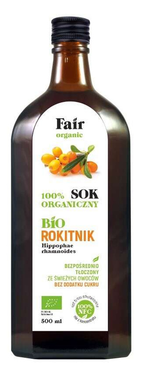 SOK Z ROKITNIKA NFC BIO 500 ml - FAIR ORGANIC