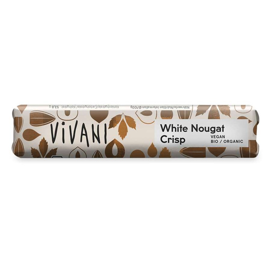 Vivani | Biały baton nugatowy 35g | ORGANIC