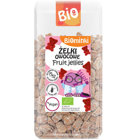ŻELKI OWOCOWE BEZ DODATKU CUKRÓW BEZGLUTENOWE BIO 75 g - BIOMINKI