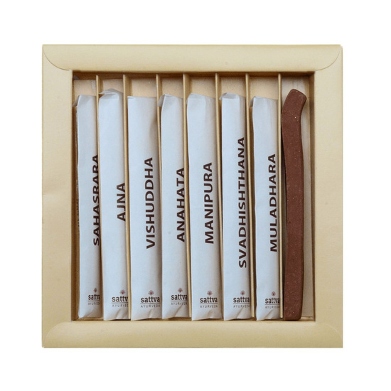 KADZIDEŁKA INDYJSKIE HARMONIZUJĄCE CZAKRY (49 szt.) - SATTVA (WELLNESS)