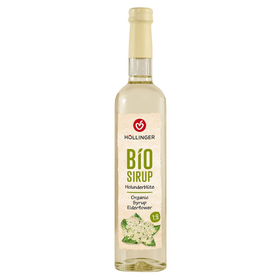 SYROP O SMAKU KWIATÓW CZARNEGO BZU BIO 500 ml - HOLLINGER
