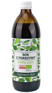 SOK Z POKRZYWY BIO 500 ml - BIO PLANET