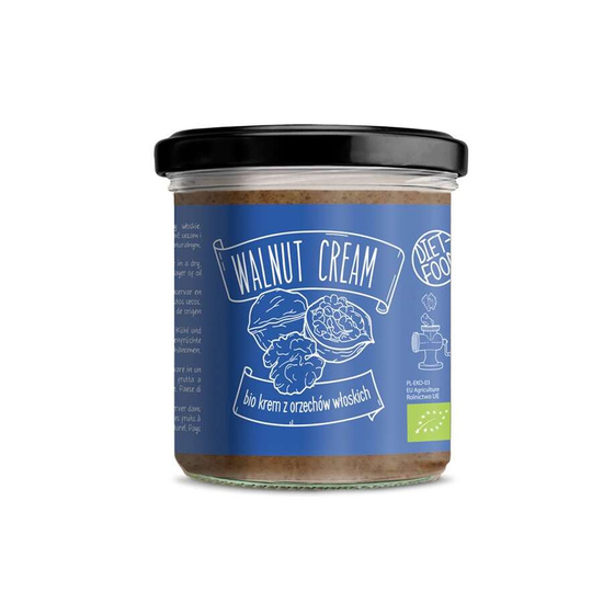 KREM Z PRAŻONYCH ORZECHÓW WŁOSKICH BIO 300 g - DIET-FOOD