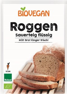 ZAKWAS CHLEBOWY ŻYTNI W PŁYNIE BIO 150 g - BIOVEGAN