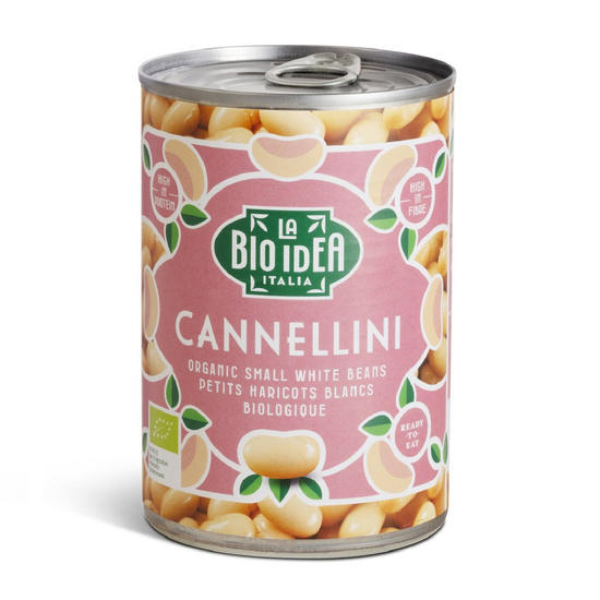 FASOLA BIAŁA DROBNA W ZALEWIE BIO 400 g (240 g) - LA BIO IDEA