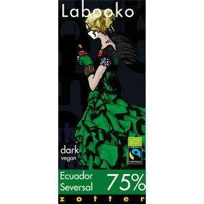 Zotter | Labooko - Czekolada ciemna 75% Ecuador Seversal 2x35g | ORGANIC - FAIR TRADE