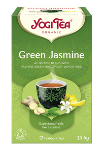 HERBATA ZIELONA JAŚMINOWA (GREEN JASMINE) BIO (17 x 1,8 g) 30,6 g - YOGI TEA