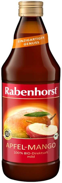 SOK JABŁKO - MANGO NFC BIO 750 ml - RABENHORST