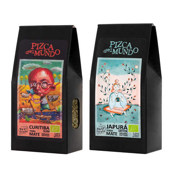 Pizca del Mundo | Zestaw yerba mate SLIM 200g | ORGANIC - FAIR TRADE