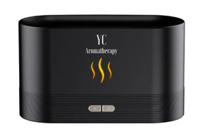 DYFUZOR ULTRADŹWIĘKOWY DO OLEJKÓW ETERYCZNYCH FLAME CZARNY - YOUR CANDLE