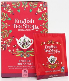 HERBATA ENGLISH BREAKFAST FAIR TRADE BIO (20 x 2,5 g) 50 g - ENGLISH TEA SHOP