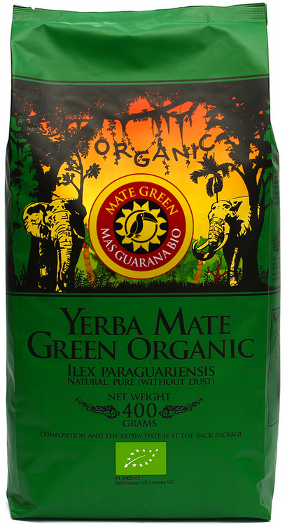 YERBA MATE GREEN MAS GUARANA BIO 400 g - ORGANIC MATE GREEN