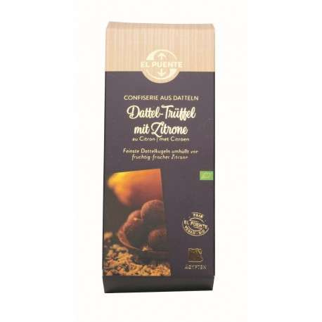 El Puente | Trufle daktylowe z cytyną 120 g | ORGANIC - FAIR TRADE