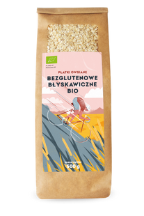 PŁATKI OWSIANE BŁYSKAWICZNE BEZGLUTENOWE BIO 500 g - PIĘĆ PRZEMIAN