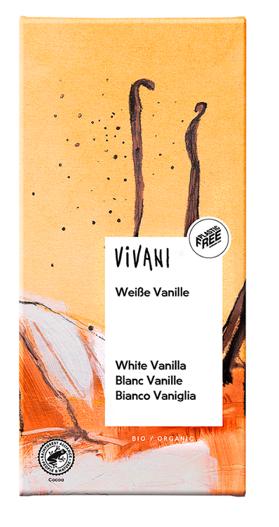 Vivani | Biała czekolada z wanilią 80g | ORGANIC