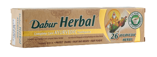 PASTA DO ZĘBÓW COMPLETE CARE 26 AJURWEDYJSKICH ZIÓŁ BEZ FLUORU 100 ml - DABUR