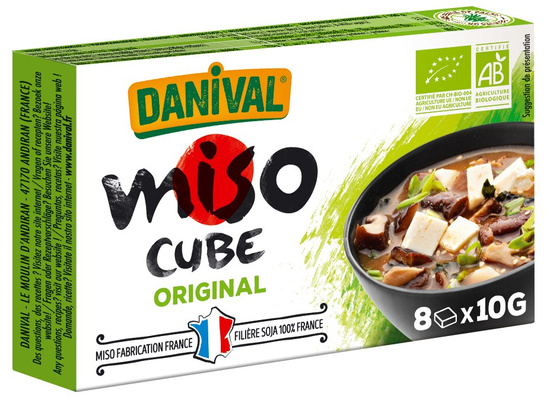 MISO KOSTKI BIO (8 x 10 g) 80 g - DANIVAL