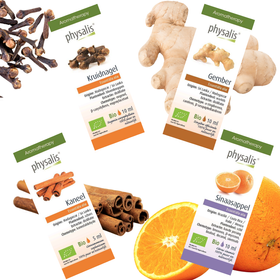 Świąteczny zestaw olejków eterycznych z dyfuzorem