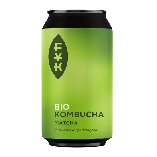 KOMBUCHA HERBATA MATCHA BEZGLUTENOWA BIO 330 ml - FOREVER YOUNG KOMBUCHA