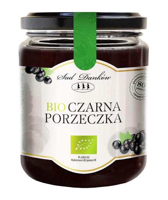 CZARNA PORZECZKA 80 % BIO 260 g - SAD DANKÓW