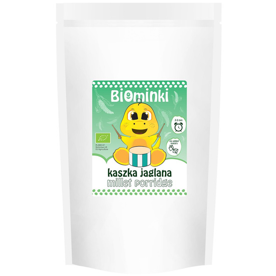 KASZKA JAGLANA BEZ DODATKU CUKRÓW BIO 500 g - BIOMINKI