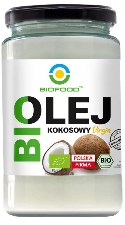 OLEJ KOKOSOWY VIRGIN BIO 670 ml - BIOFOOD
