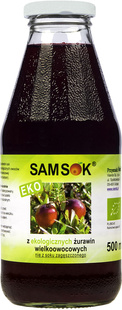 SOK Z ŻURAWINY WIELKOOWOCOWEJ NFC BIO 500 ml - VIANDS (SAM SOK)
