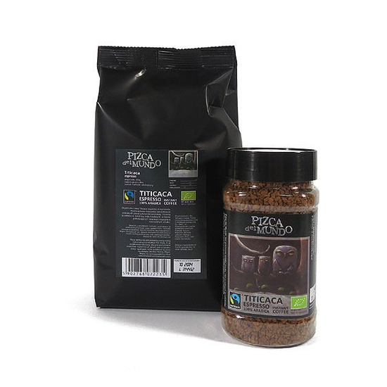 Kawa rozpuszczalna liofilizowana Titicaca espresso 250g | ORGANIC - FAIRTRADE | Pizca del Mundo