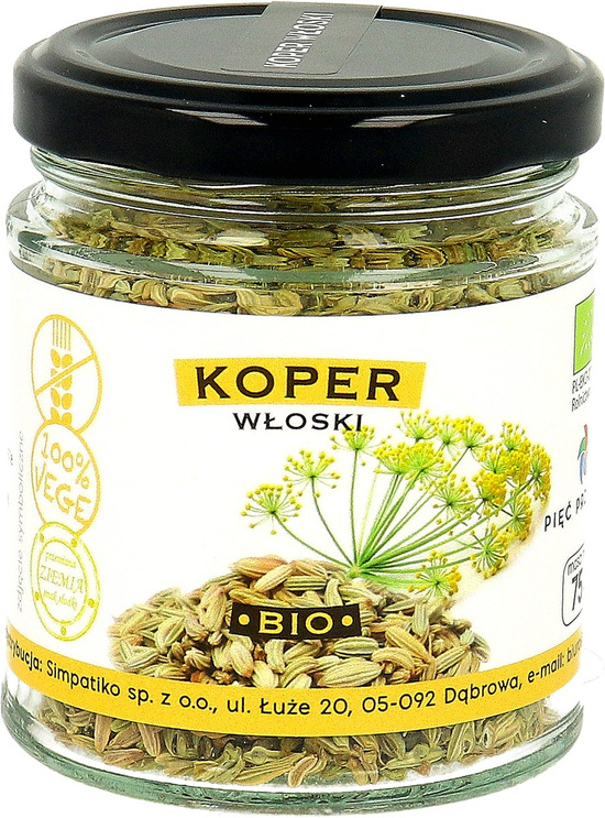 KOPER WŁOSKI BEZGLUTENOWY BIO 75 g - PIĘĆ PRZEMIAN